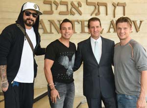 Backstreet Boys at the Dan Tel Aviv Hotel picture 