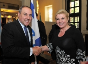 President of Croatia, Mrs. Kolinda Grabar-Kitarovic visits King David hotel picture