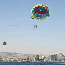 paraglide over red sea